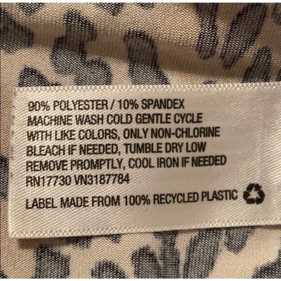 Animal Print Racerback Nightgown Medium - Picture 3 of 3